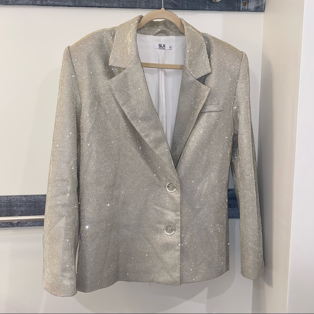 SLA the Label Paloma Glitter Blazer - Size Small